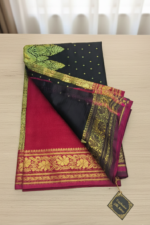 Original Banarasi Butti Silk Saree With zari Border - Image 8