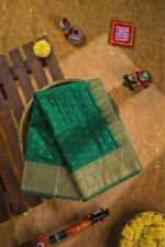 Original Banarasi Butti Silk Saree With zari Border - Image 10