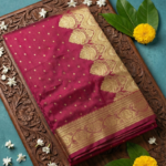 Original Banarasi Butti Silk Saree With zari Border