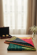 Original Banarasi Butti Silk Saree With zari Border - Image 4