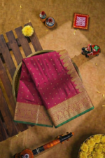 Original Banarasi Butti Silk Saree With zari Border - Image 15