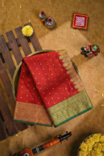 Original Banarasi Butti Silk Saree With zari Border - Image 20