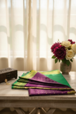 Original Banarasi Butti Silk Saree With zari Border - Image 2