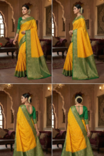 Banarasi Saree - Tanvari Busi  Well Finish With Zari Border - Image 5