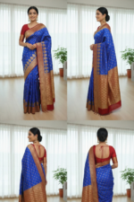 Banarasi Saree - Tanvari Busi  Well Finish With Zari Border - Image 4
