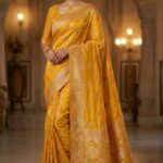 Soft Banarasi Silk Saree Well Finish with Zari Silk Blend