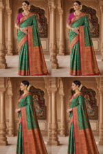 Banarasi Dupian Silk Saree | Pattern| Indian Silk Saree - Image 6